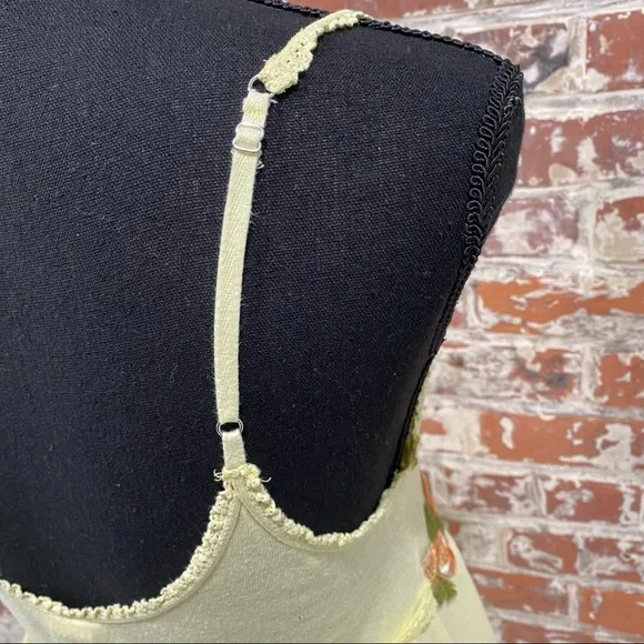 Free People| Old school FP Babydoll tank w/ embroidery - Picture 6 of 10